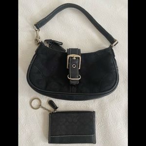 Coach mini shoulder bag  +and an extra accessory